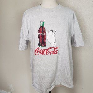 Vintage Coca Cola Polar Bear Tee Shirt XL (runs small)